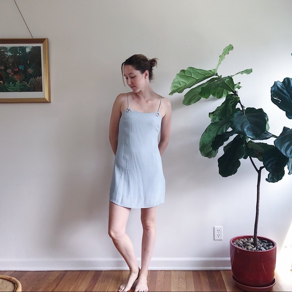 silence + noise Dresses & Skirts - Baby blue dress by Silence + Noise